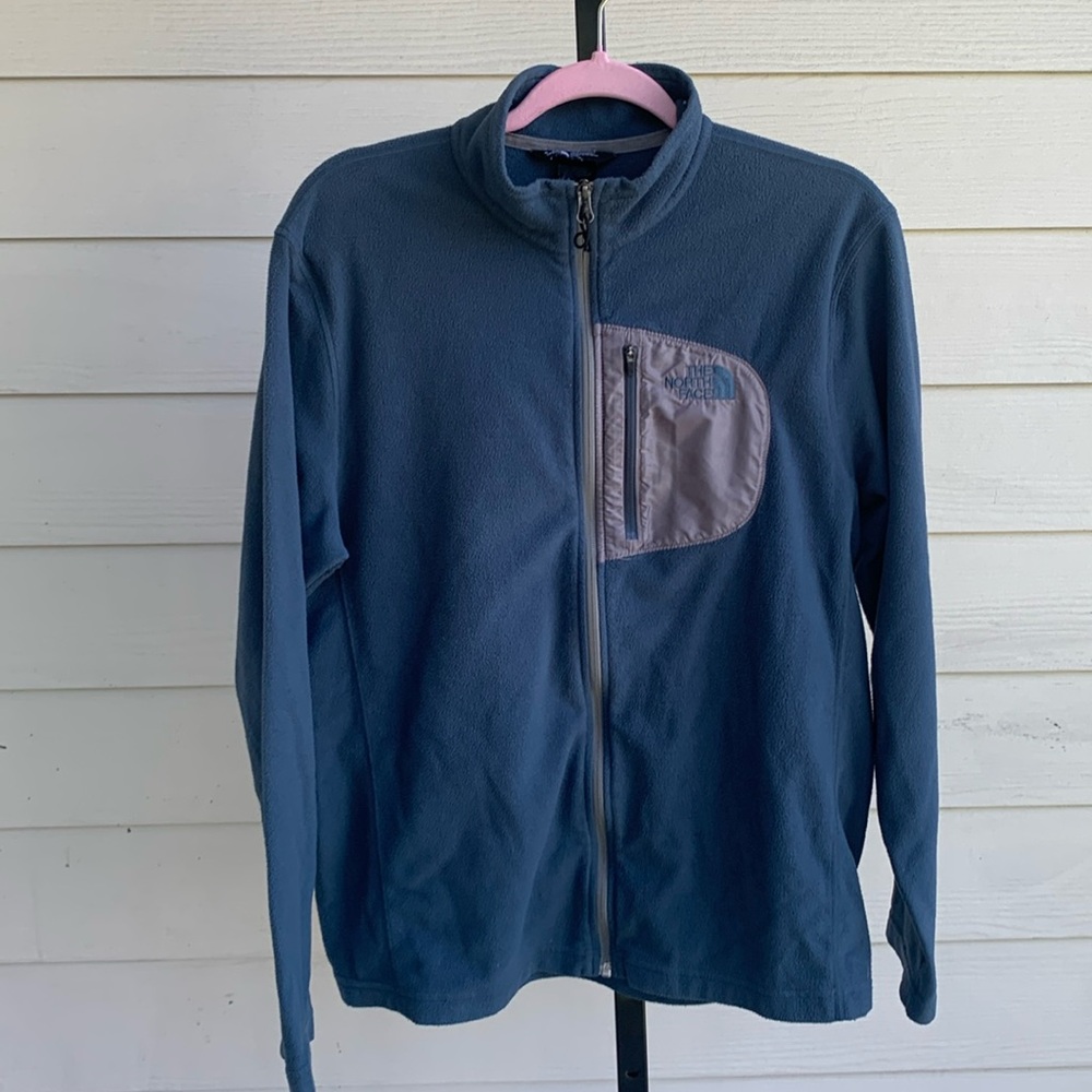 The north face winter quarter zip pullover fleece men’s medium